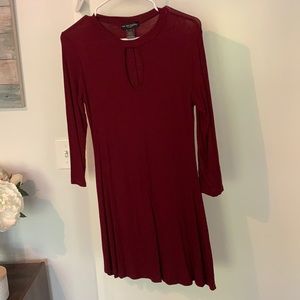Maroon dress